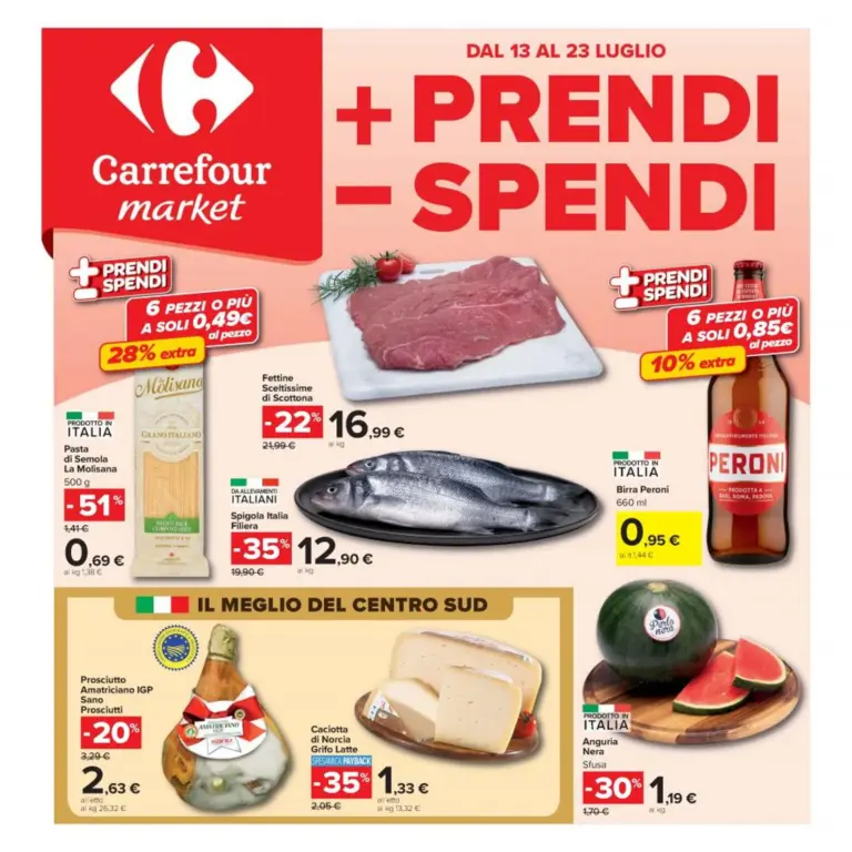 Carrefour Volantini dal 13.07.2026