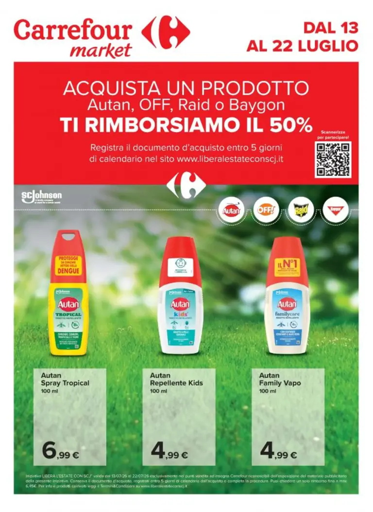 Carrefour Volantini dal 13.07.2026