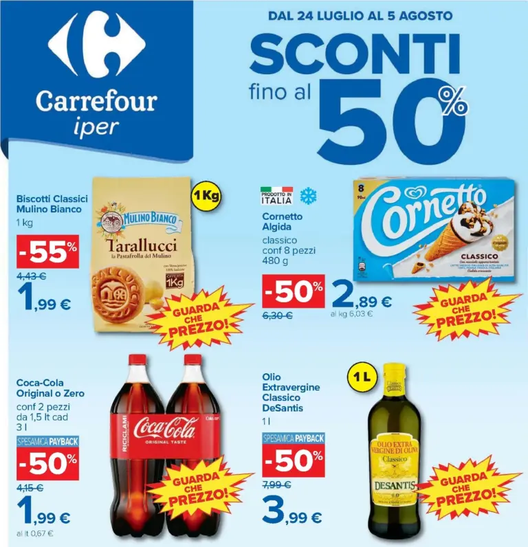 Carrefour Volantini dal 24.07.2026