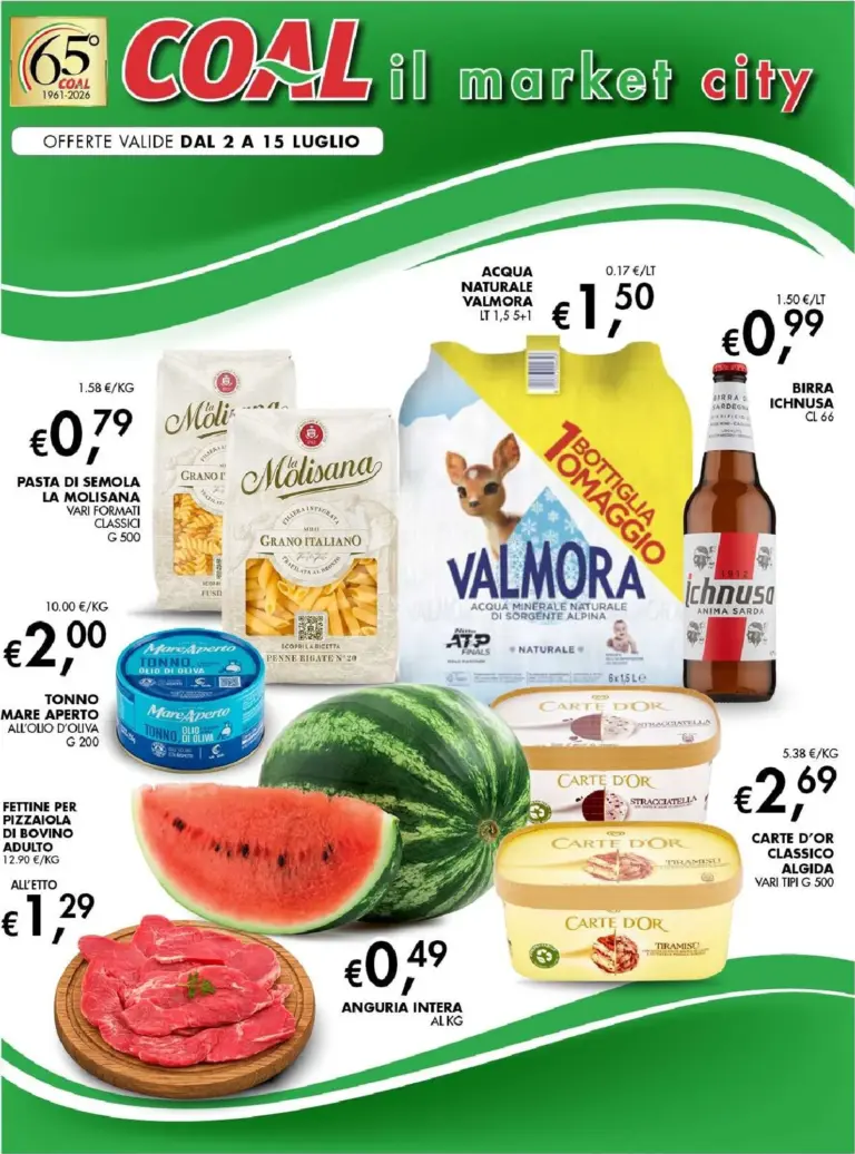 Coal Volantini dal 02.07.2026