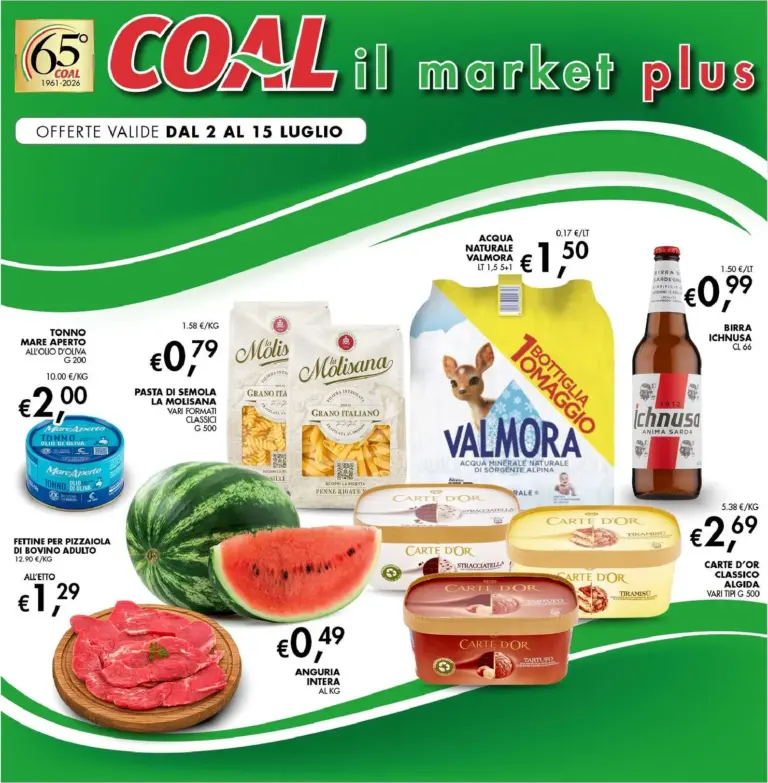 Coal Volantini dal 02.07.2026
