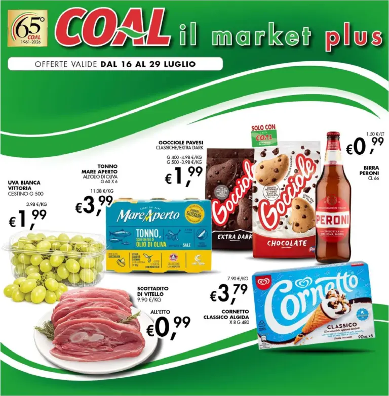 Coal Volantini dal 16.07.2026