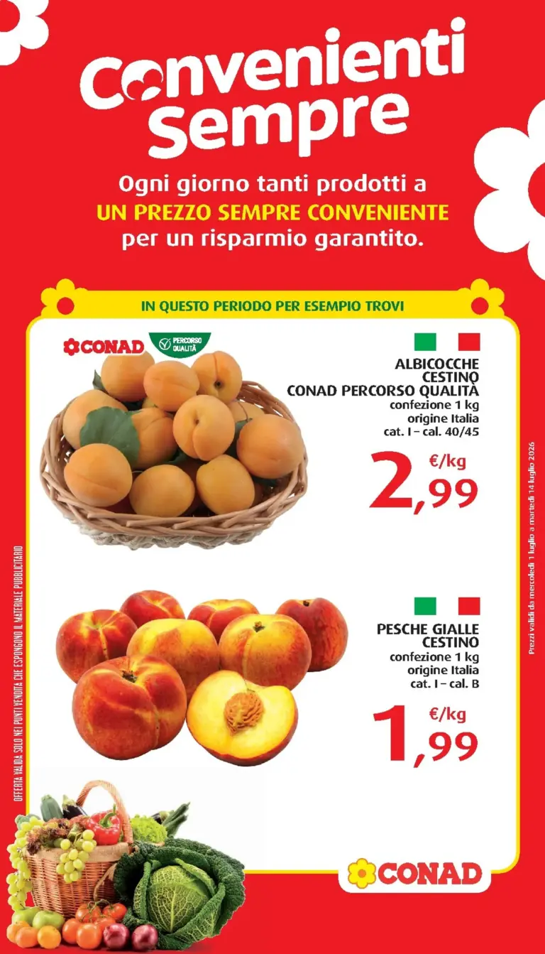 Conad Volantini dal 01.07.2026