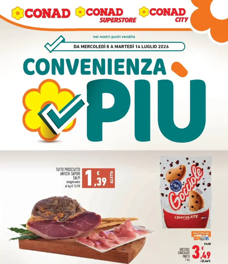 Conad Volantini dal 08.07.2026