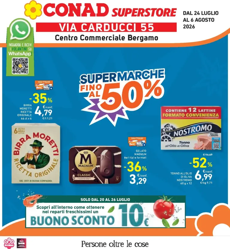 Conad Volantini dal 24.07.2026