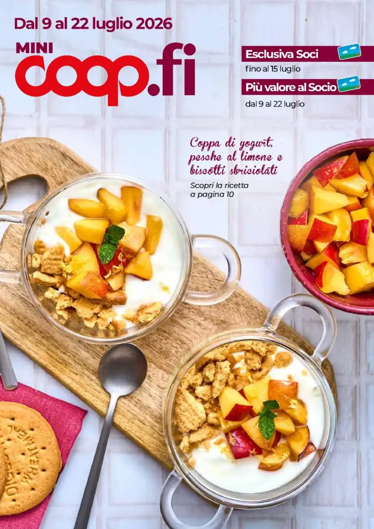 Coop Volantini dal 09.07.2026