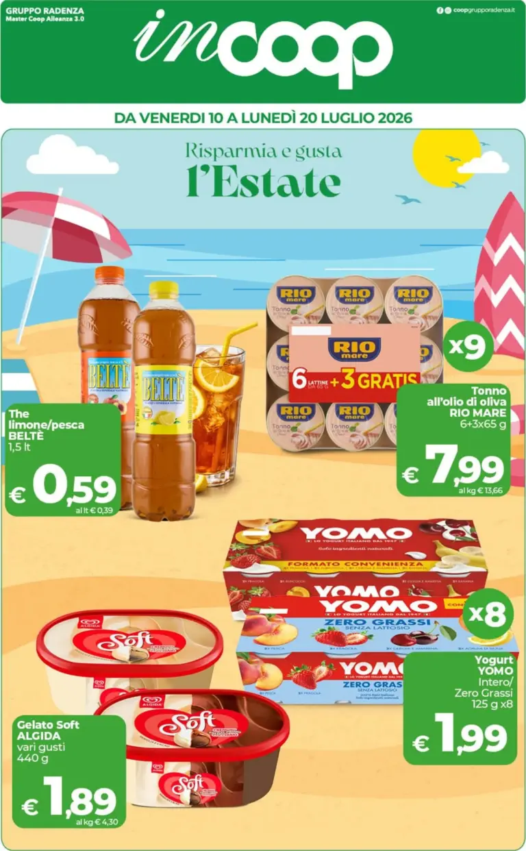 Coop Volantini dal 10.07.2026
