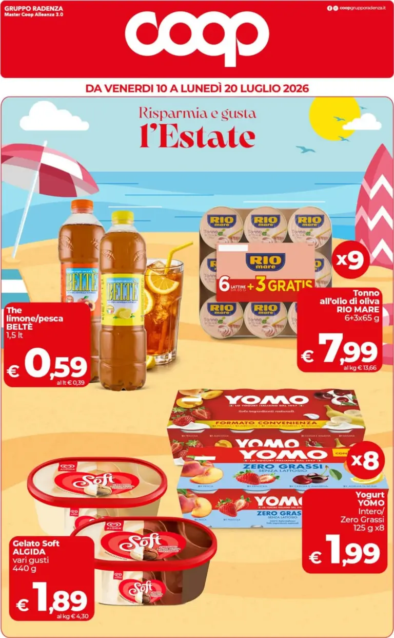 Coop Volantini dal 10.07.2026