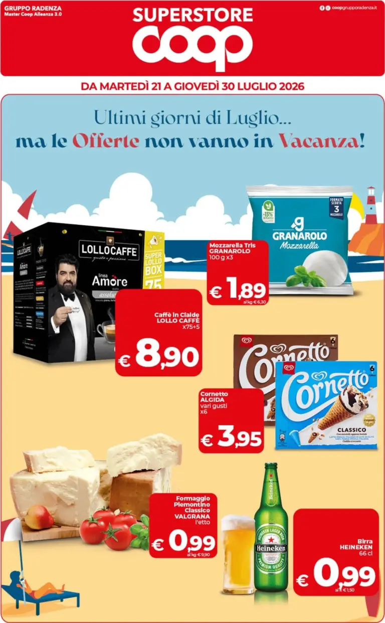 Coop Volantini dal 21.07.2026