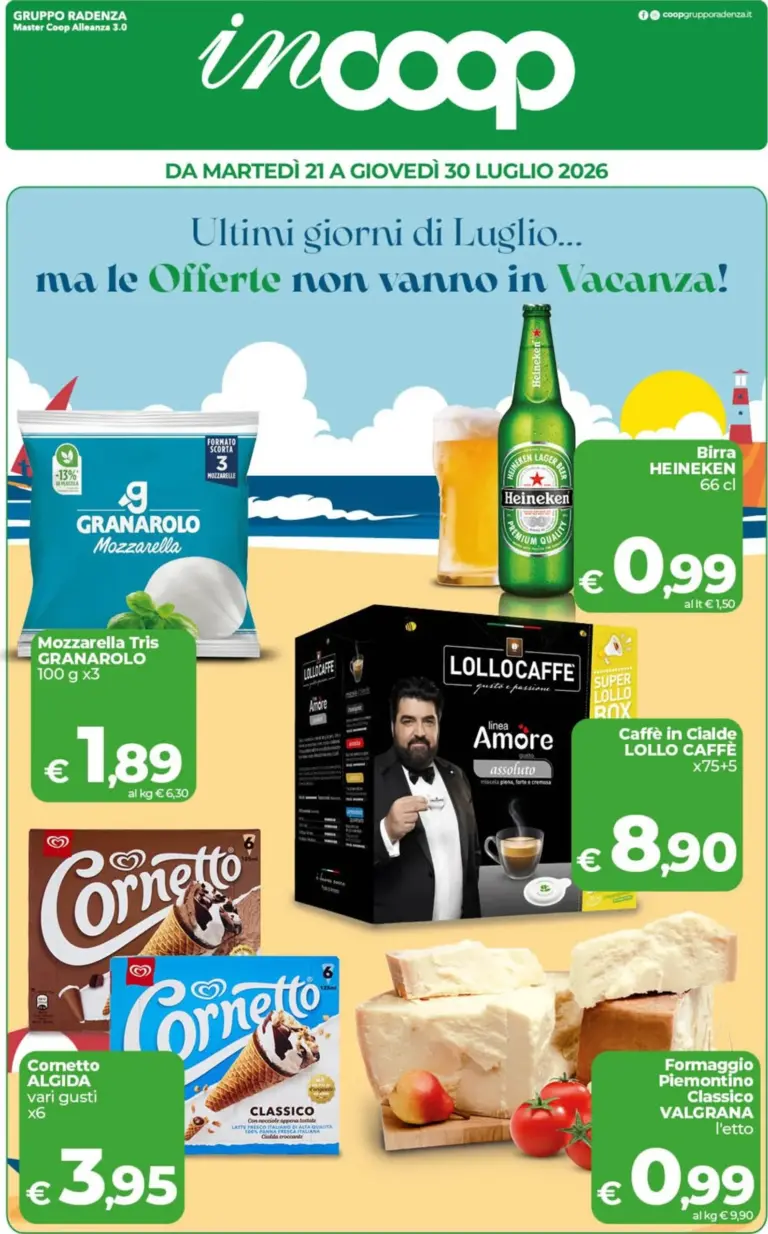 Coop Volantini dal 21.07.2026