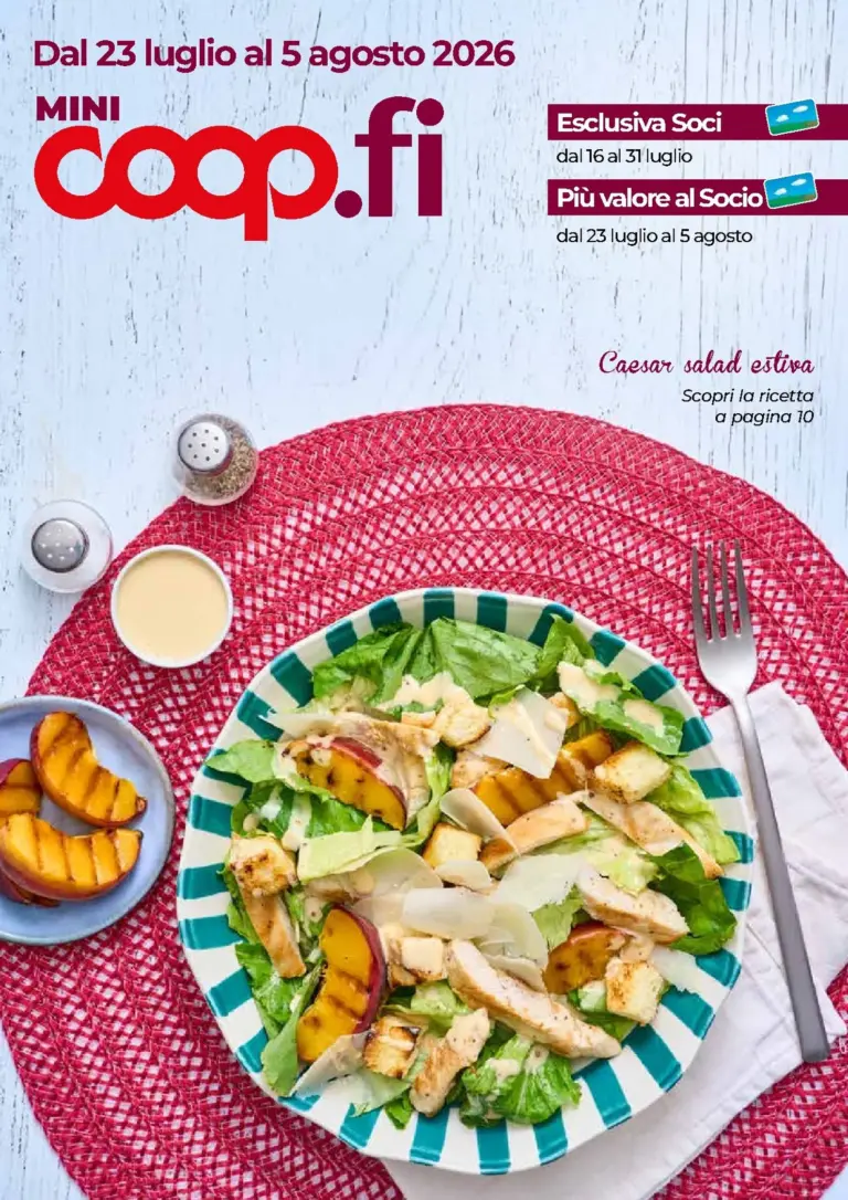 Coop Volantini dal 23.07.2026