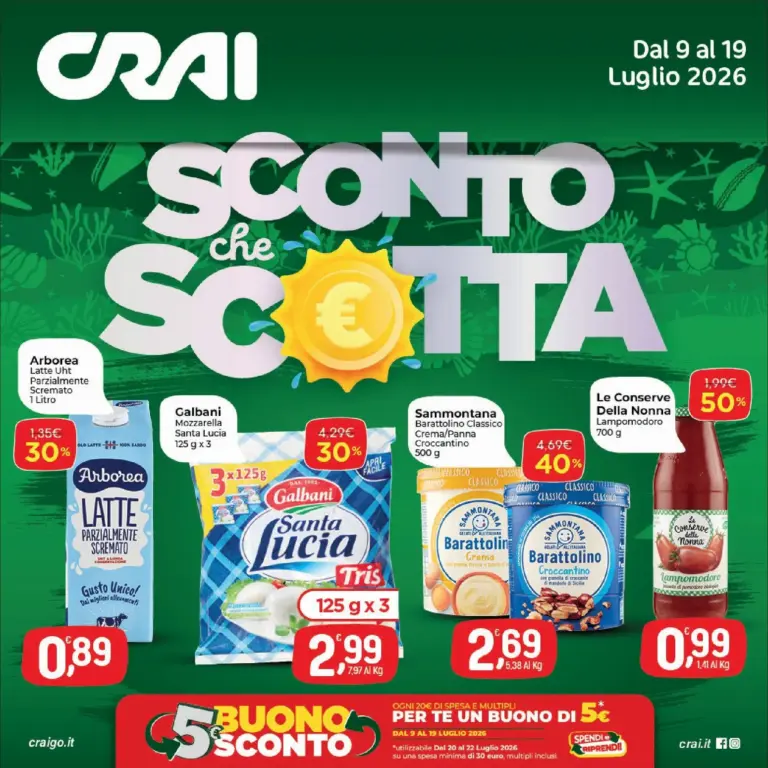 CRAI Volantini dal 09.07.2026