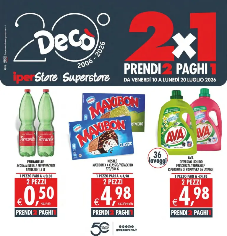 Decò Volantini dal 10.07.2026