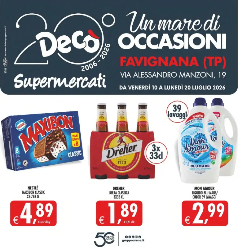 Decò Volantini dal 10.07.2026