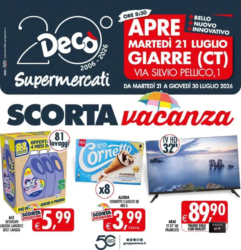 Decò Volantini dal 21.07.2026