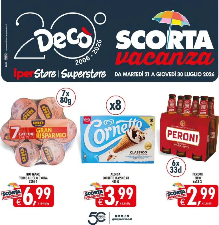 Decò Volantini dal 21.07.2026