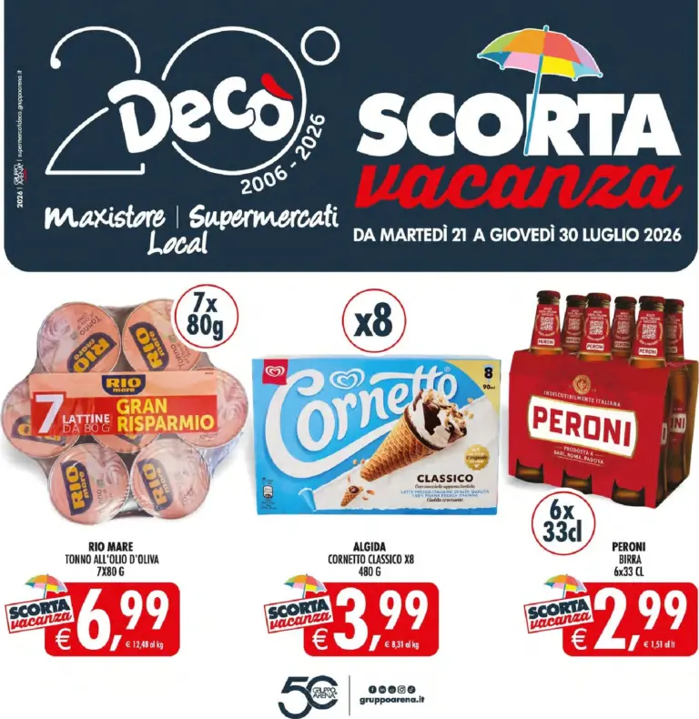 Decò Volantini dal 21.07.2026