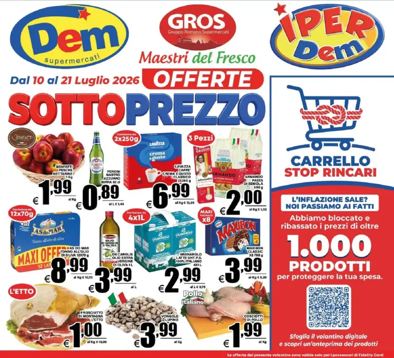 DEM Volantini dal 10.07.2026