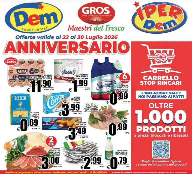 DEM Volantini dal 22.07.2026