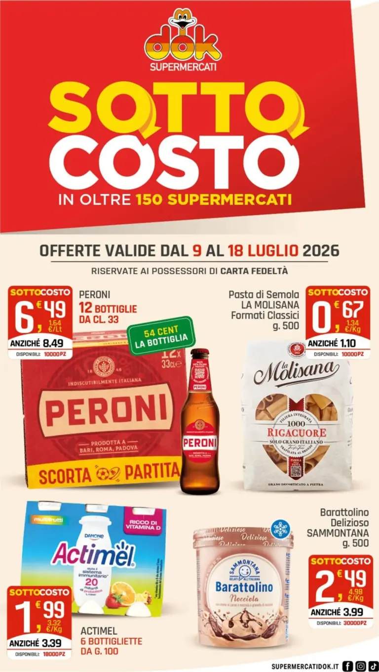 DOK Volantini dal 09.07.2026
