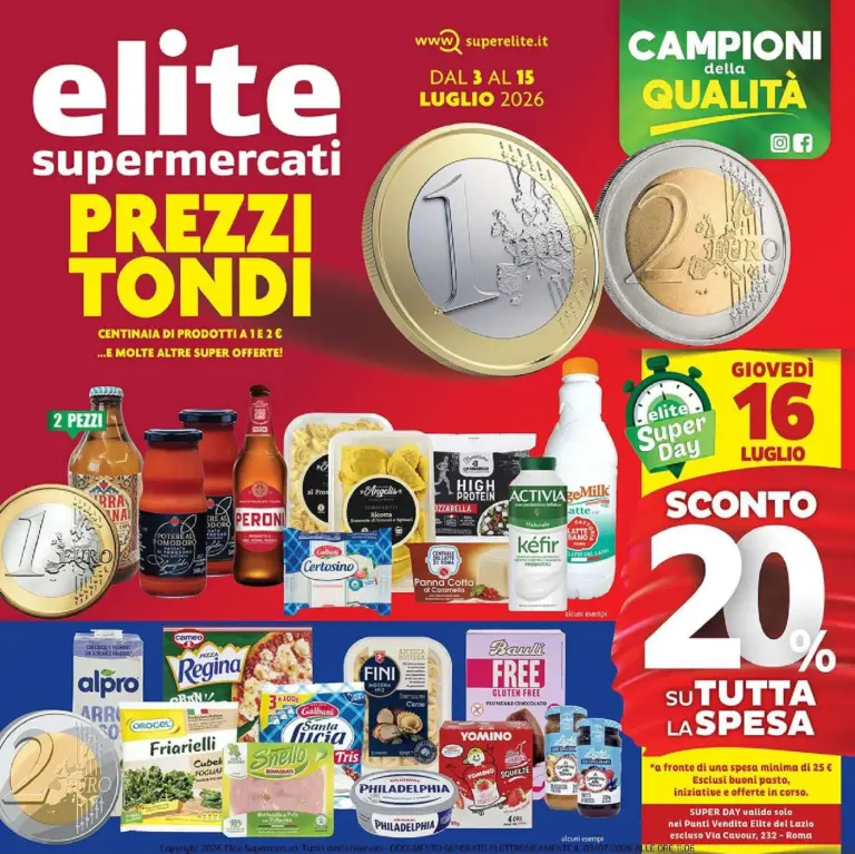 Elite Supermercati Volantini dal 03.07.2026