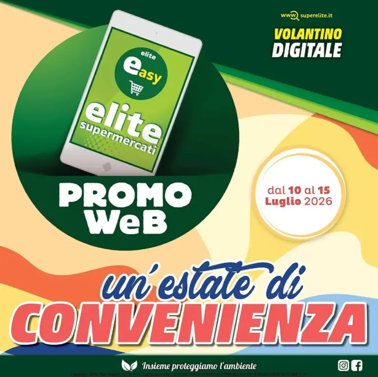 Elite Supermercati Volantini dal 10.07.2026