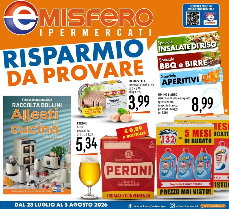 Emisfero Volantini dal 23.07.2026