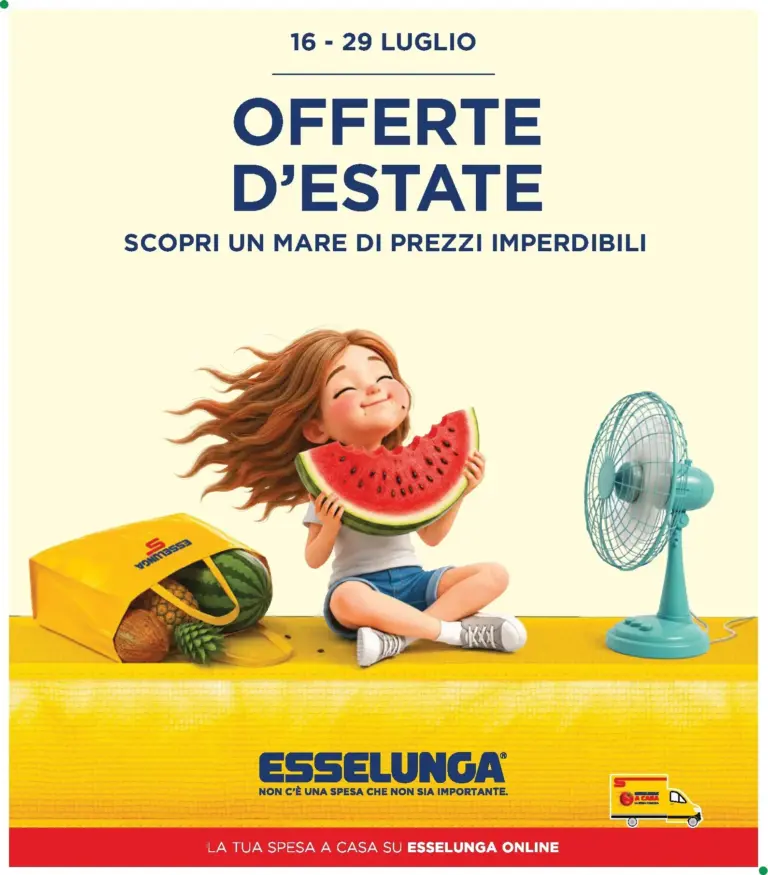 Esselunga Volantini dal 16.07.2026