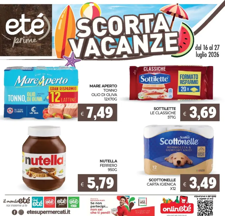 Eté Volantini dal 16.07.2026