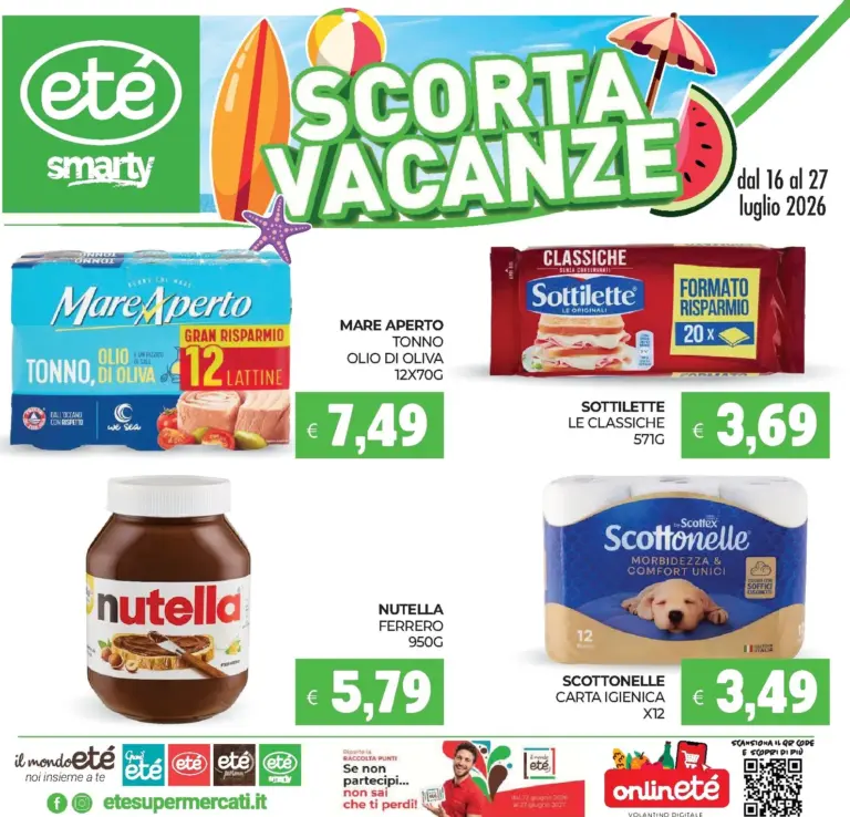 Eté Volantini dal 16.07.2026