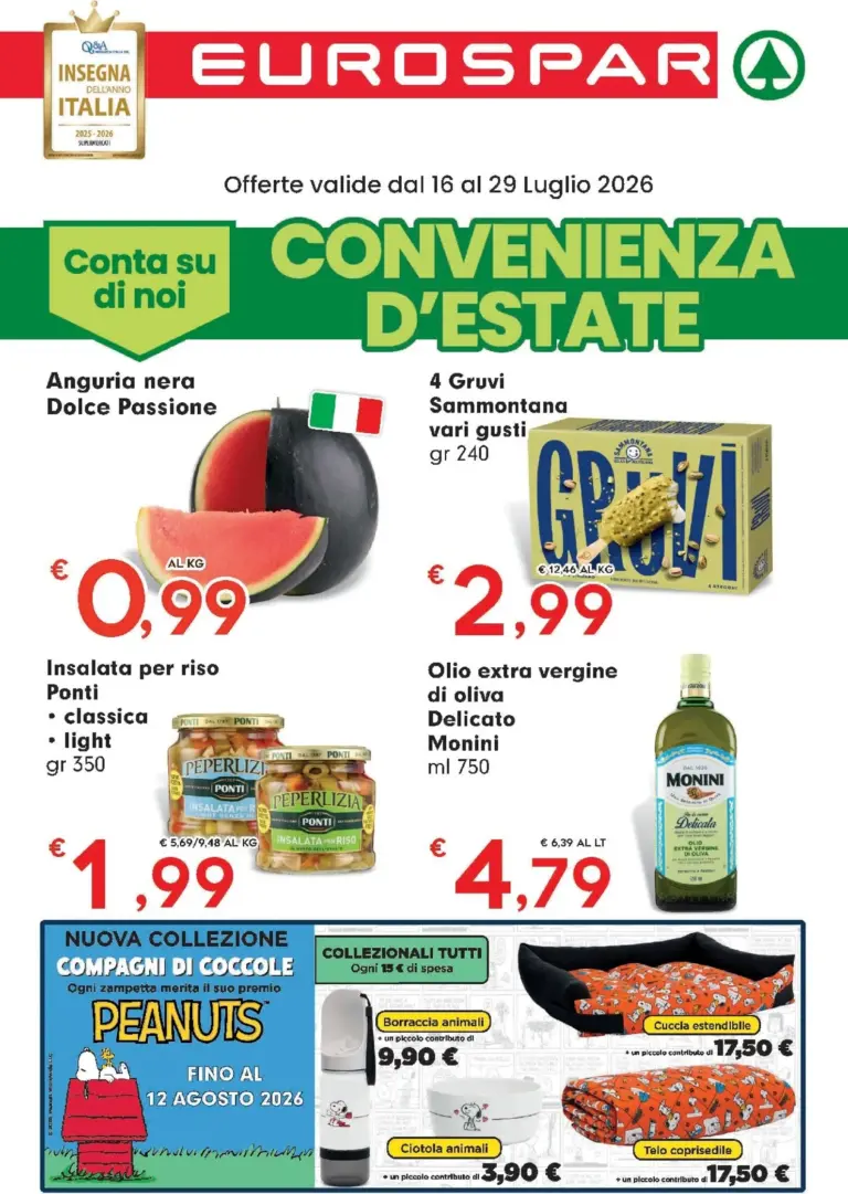 Eurospar Volantini dal 16.07.2026