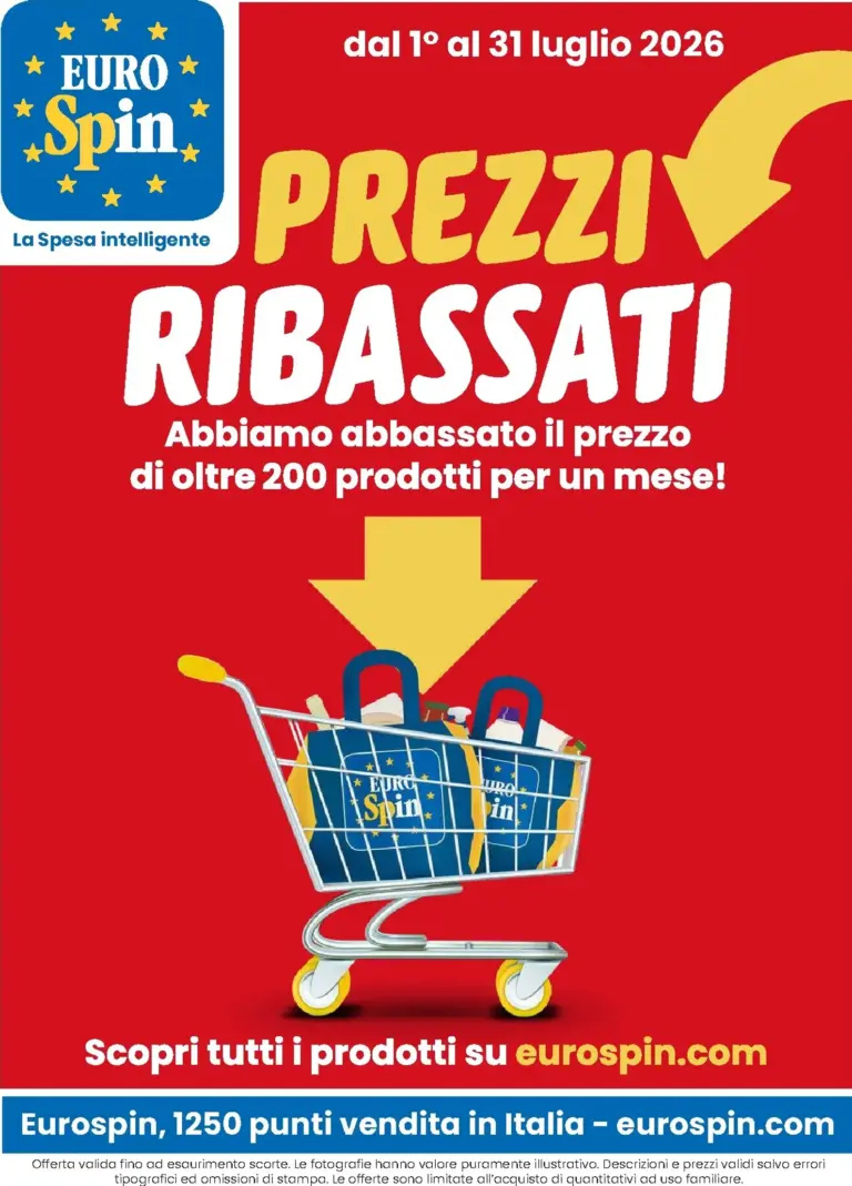 Eurospin Volantini dal 01.07.2026