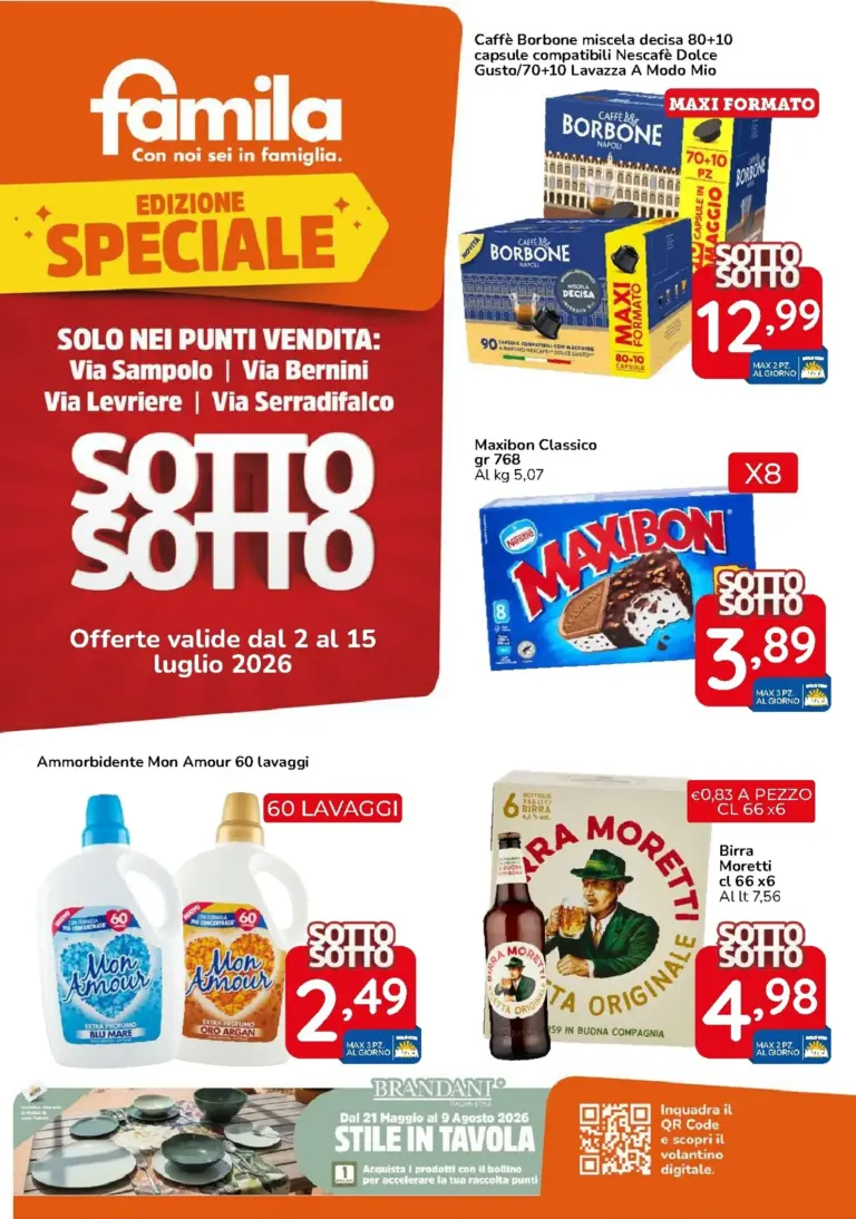 Famila Volantini dal 02.07.2026