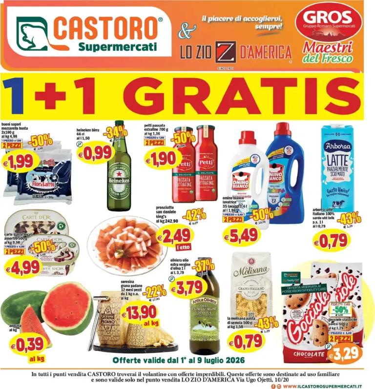 Il Castoro Volantini dal 01.07.2026