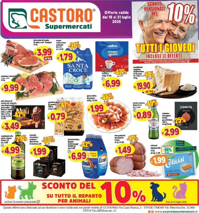 Il Castoro Volantini dal 10.07.2026