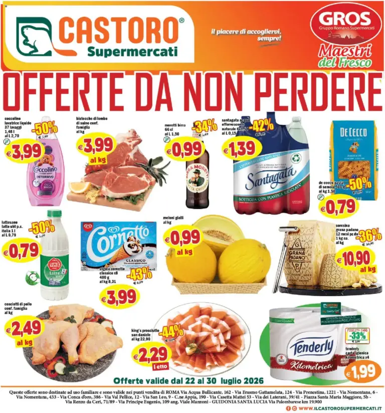 Il Castoro Volantino dal 22.07.2026