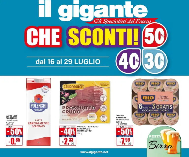 Il Gigante Volantini dal 16.07.2026