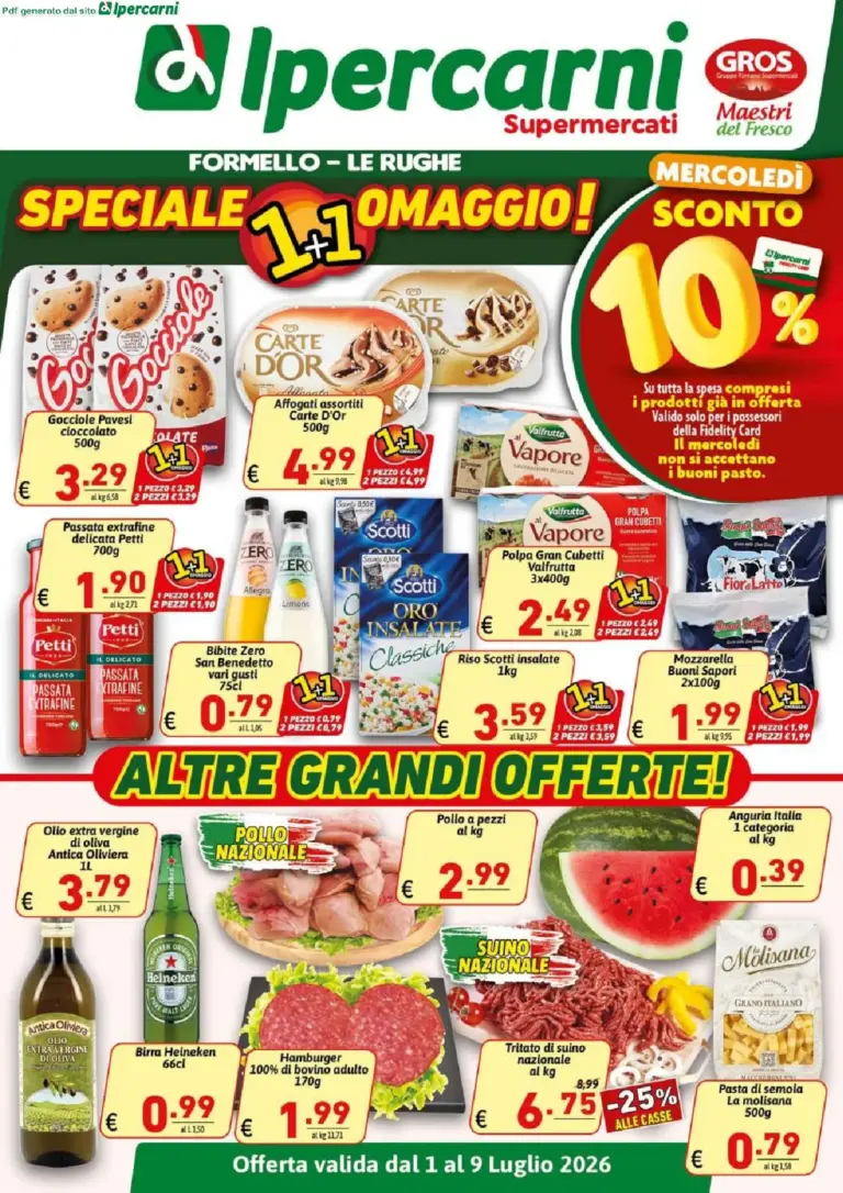 Ipercarni Volantini dal 01.07.2026