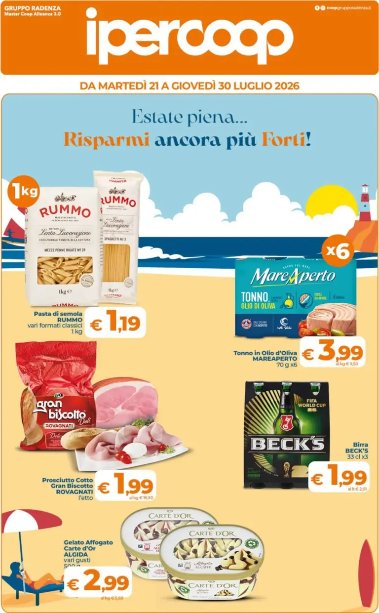 Ipercoop Volantini dal 21.07.2026