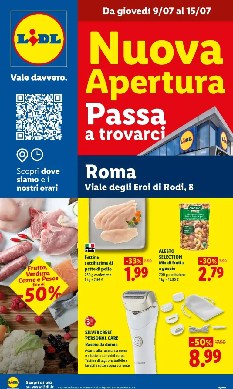 Lidl Volantini dal 09.07.2026