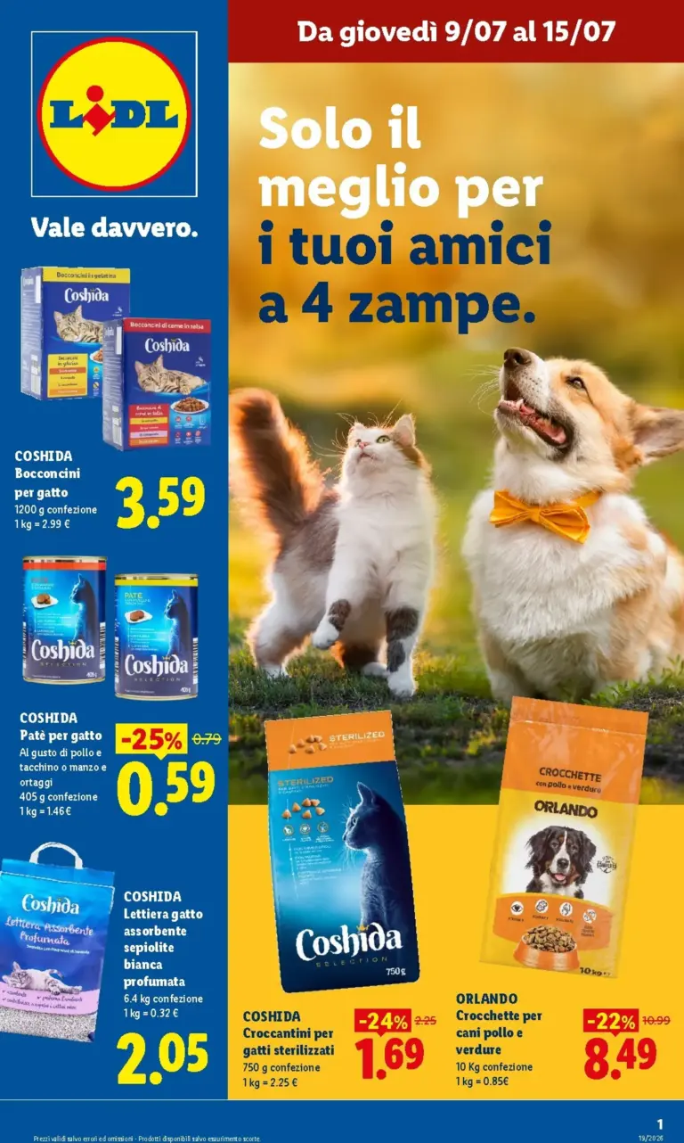 Lidl Volantini dal 09.07.2026