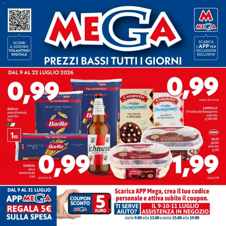 Mega Volantino dal 09.07.2026