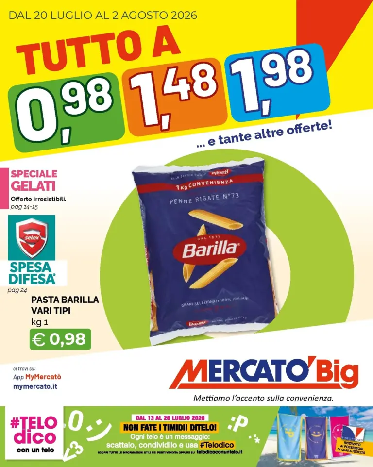 Mercatò Big Volantini dal 20.07.2026