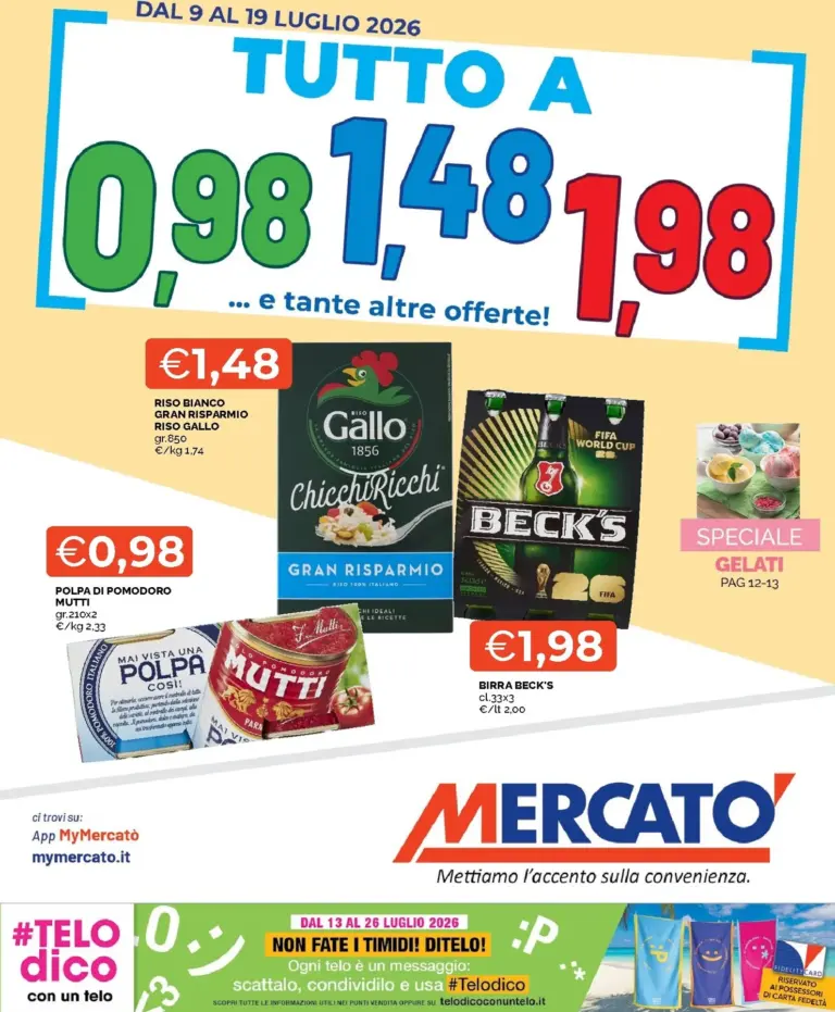 Mercatò Volantini dal 09.07.2026