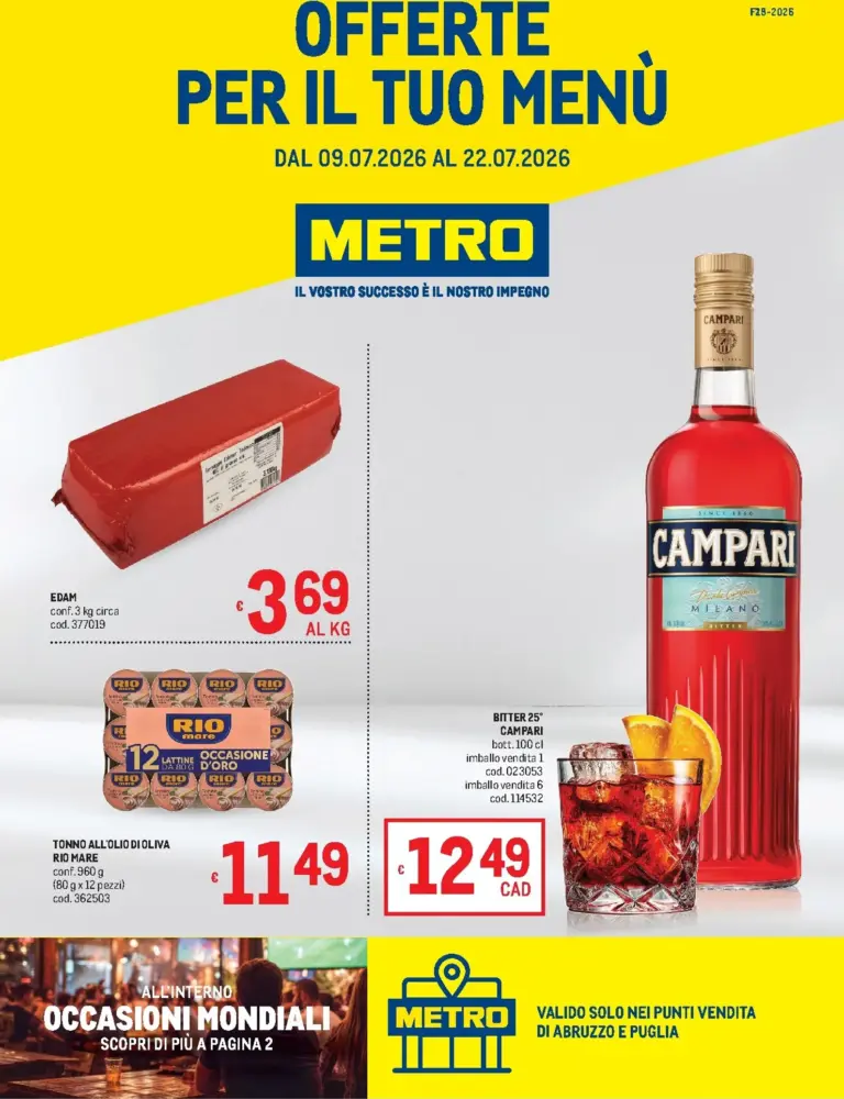 Metro Volantini dal 09.07.2026