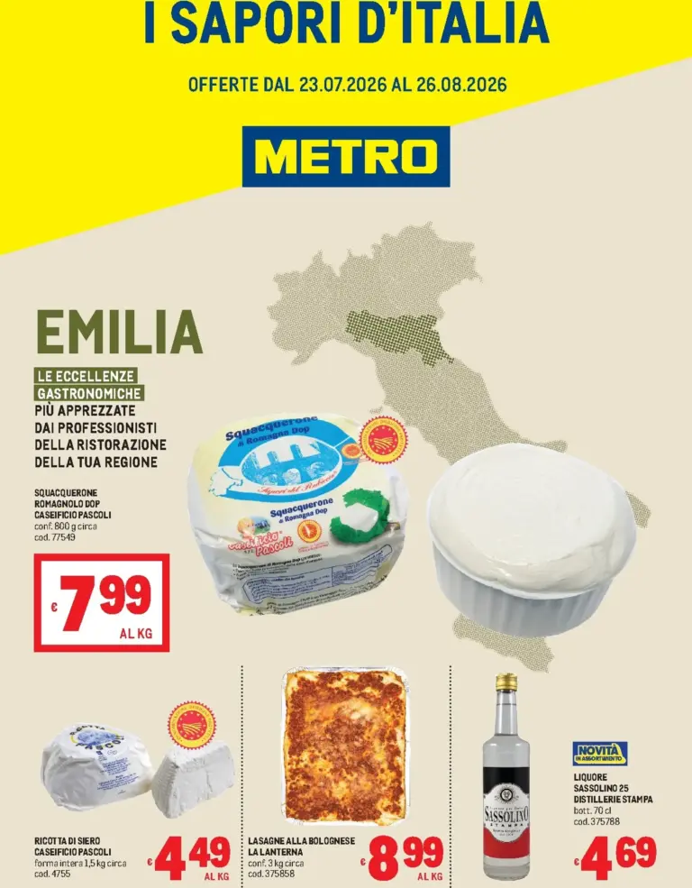 Metro Volantini dal 23.07.2026