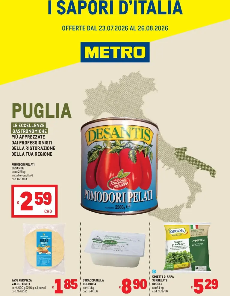 Metro Volantini dal 23.07.2026