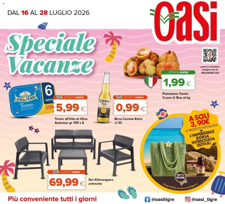 Oasi Volantino dal 16.07.2026