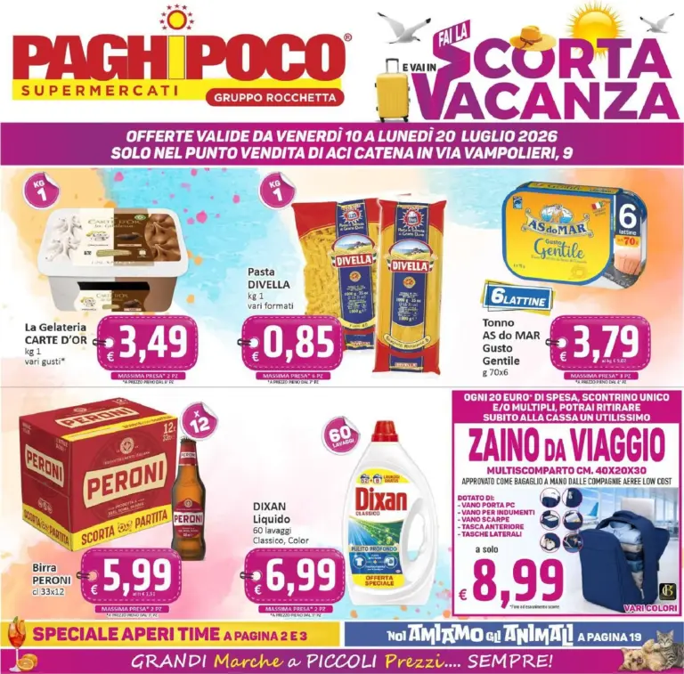 Paghi Poco Volantini dal 10.07.2026