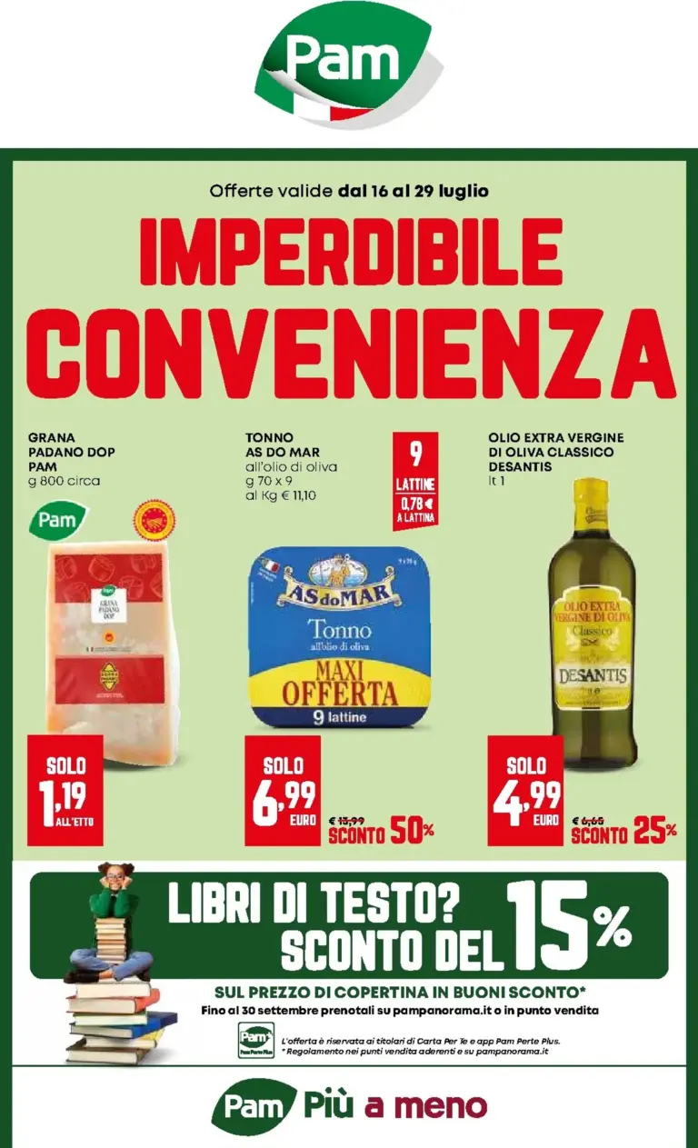 Pam Volantini dal 16.07.2026